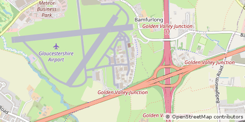 Map of Cheltenham, Gloucestershire