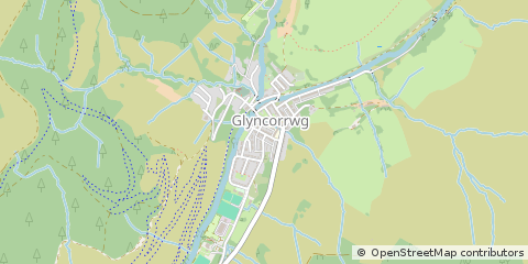 Map of Port Talbot, West Glamorgan