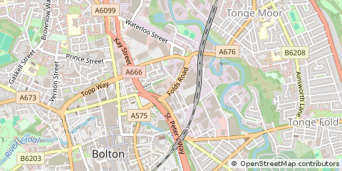 Map of Bolton