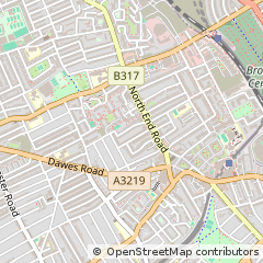Map of London, United Kingdon