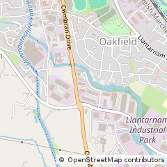 Map of Cwmbran