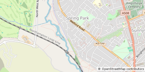 Map of Northampton