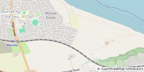 Map of Redcar, Cleveland