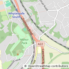 Map of Whyteleafe, Surrey