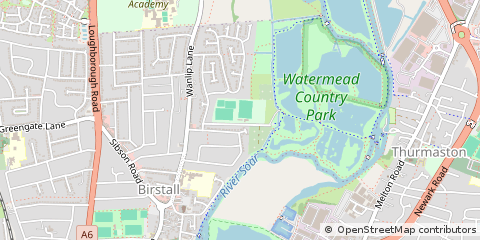 Map of Leicester