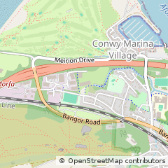 Map of Conwy