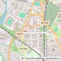 Map of Leicester
