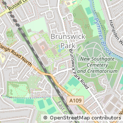 Map of Southgate, London