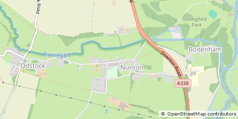 Map of Salisbury, Wiltshire