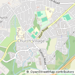 Map of Pontypridd, MID Glamorgan