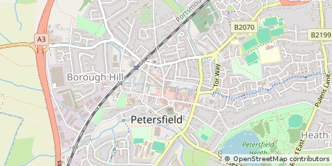 Map of Petersfield, Hampshire