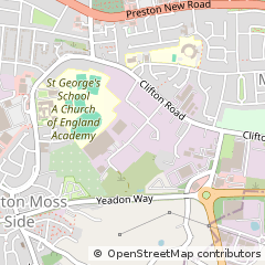 Map of Blackpool, Lancashire