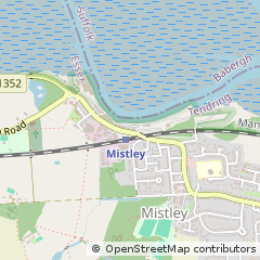 Map of Manningtree, Essex
