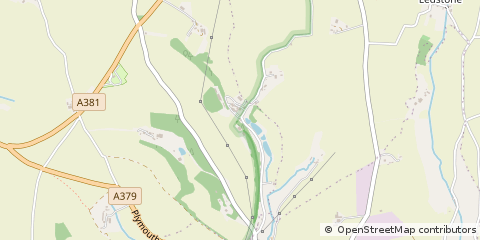 Map of Ivybridge, Devon