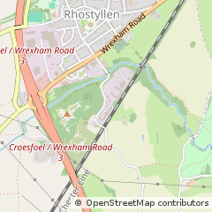 Map of Wrexham