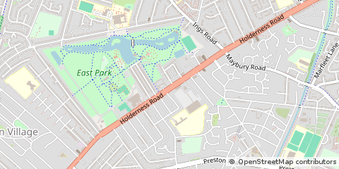Map of Hull