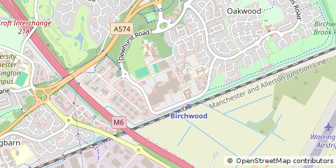 Map of Warrington