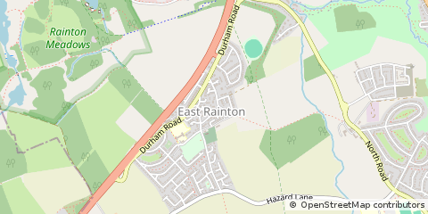 Map of Houghton LE Spring, Tyne and Wear