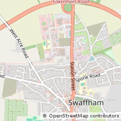 Map of Swaffham, Norfolk