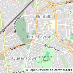 Map of Blackpool, Lancashire