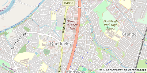 Map of Gloucester