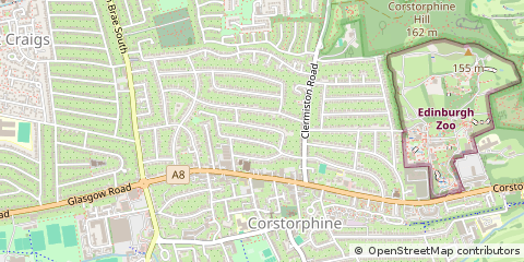 Map of Edinburgh, Midlothian