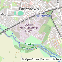 Map of Newton LE Willows, Merseyside