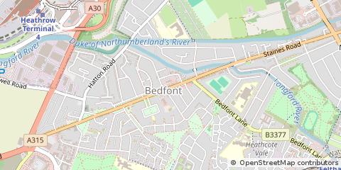 Map of Feltham