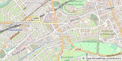 Map of Edinburgh