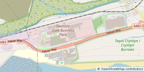 Map of Swansea