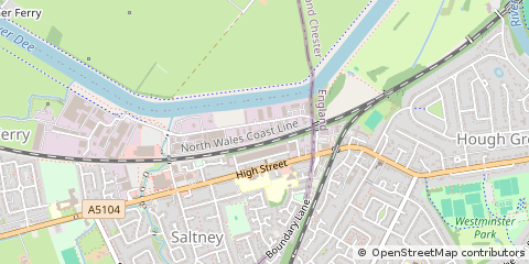 Map of Saltney
