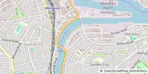 Map of Aberdeen