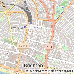 Map of Brighton, East Sussex