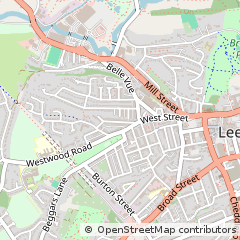 Map of Leek, Staffordshire
