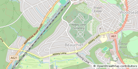 Map of Sheffield