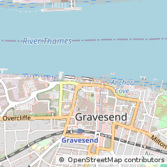 Map of Gravesend