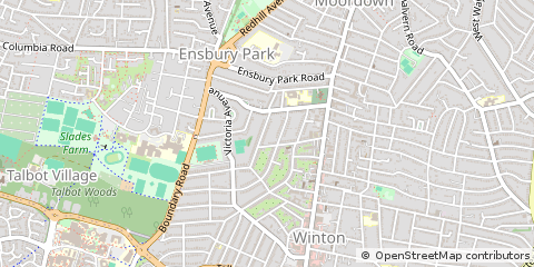 Map of Bournemouth