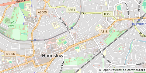 Map of Hounslow