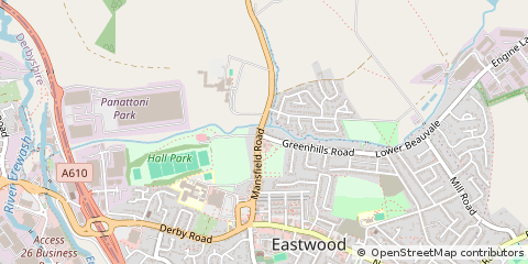 Map of Nottingham