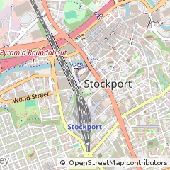 Map of Stockport