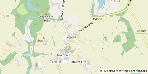 Map of Wotton-Under-Edge