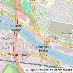 Map of Newcastle Upon Tyne, Tyne & Wear