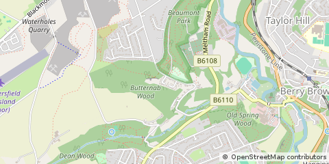 Map of Huddersfield