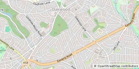 Map of Leeds