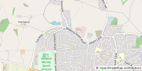 Map of Thatcham, Berkshire