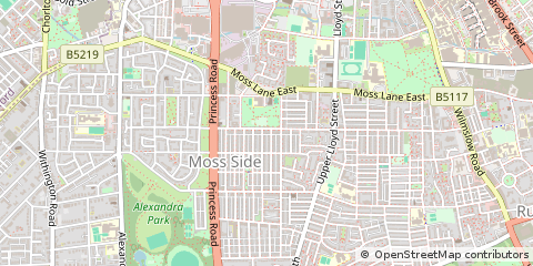 Map of Manchester