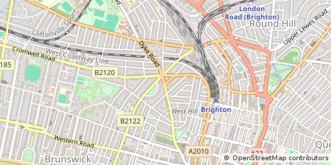 Map of Brighton
