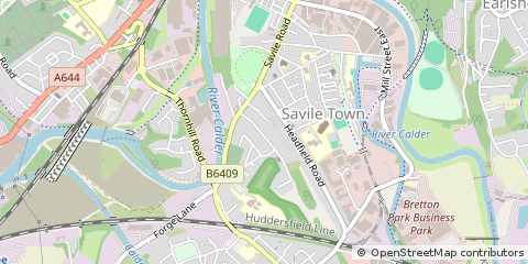 Map of Dewsbury