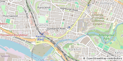 Map of Glasgow, Renfrewshire