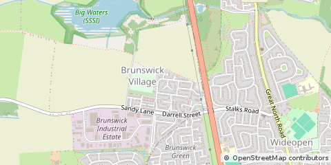 Map of Newcastle Upon Tyne